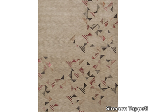 ICON AUTUMN LEAVES BEIGE - Rectangular handmade rug _ Sirecom Tappeti