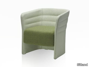 CELL 72 - Upholstered guest chair with armrests _ Sitland