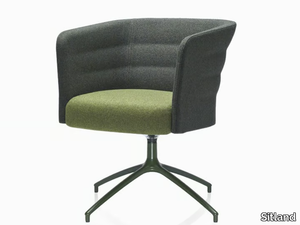 CELL 75 - Upholstered guest chair with armrests _ Sitland