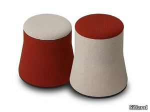 JOY - Upholstered fabric pouf _ Sitland