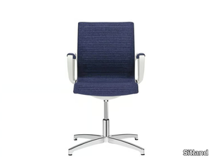 SOUL - With 4-spoke base chair with armrests _ Sitland