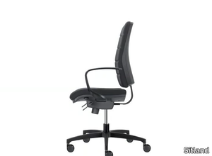 BE QUADRA - Office chair with 5-Spoke base _ Sitland