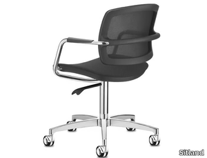 PK - Chair with 4-spoke base with castors _ Sitland