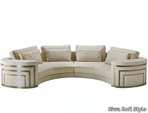 OCEAN - Curved fabric sofa _ Siwa Soft Style