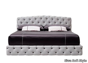 MUST - Fabric double bed with tufted headboard _ Siwa Soft Style