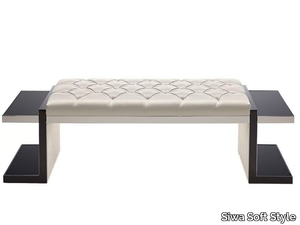 VERTIGO - Tufted fabric bench _ Siwa Soft Style