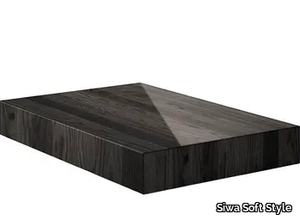 SQUARE - Square low wooden coffee table _ Siwa Soft Style