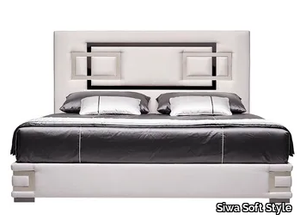 VERTIGO - Double bed with upholstered headboard _ Siwa Soft Style