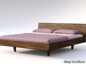 ALICIA - Solid wood double bed _ Sixay furniture