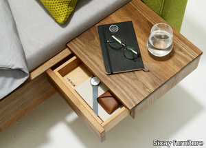 FLY - Wooden bedside table with drawers _ Sixay furniture