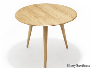 FRIDA - Round wooden dining table _ Sixay furniture