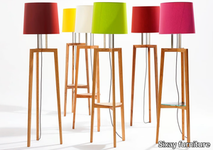 GRACE PLUS - Wooden floor lamp _ Sixay furniture