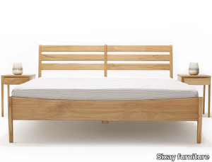 PILAR - Wooden double bed _ Sixay furniture