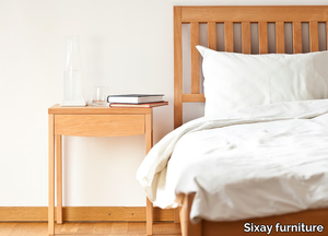 ZEBRA - Wooden bedside table with drawers _ Sixay furniture