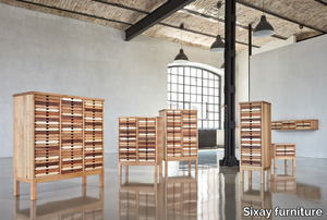 SIXtematic HIGH CHEST - Wooden office drawer unit _ Sixay furniture