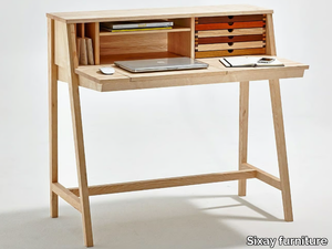 SIXtematic BELLE - 2:1 - Wooden secretary desk / dressing table _ Sixay furniture