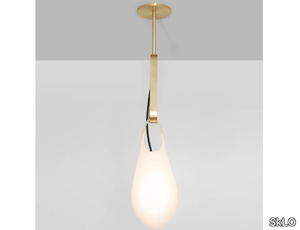 HOLD PIN - LED blown glass pendant lamp _ SkLO