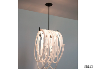 LASSO 2.0 - Blown glass pendant lamp _ SkLO