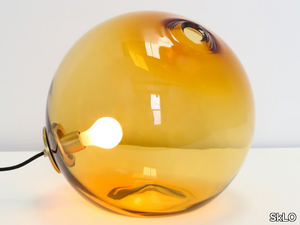 FLOAT 2.0 - Blown glass table lamp / floor lamp _ SkLO