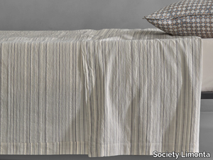 ROWS - Striped cotton bed sheet _ Society Limonta