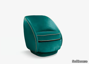 LUNA - Swivel fabric easy chair _ Softhouse