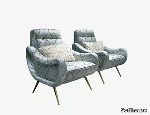 ZANÙ - Fabric armchair _ Softhouse