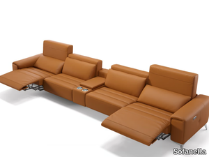 BELLA KINO - 4 seater leather sofa _ Sofanella