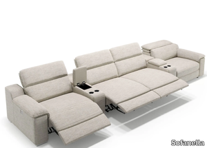 MACELLO KINO - 4 seater fabric sofa _ Sofanella