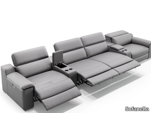 MACELLO KINO - 4 seater leather sofa _ Sofanella