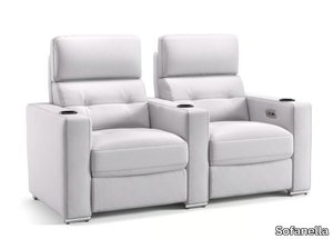 BARI - 2 seater leather sofa _ Sofanella