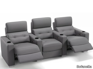 BARI - 3 seater leather sofa _ Sofanella