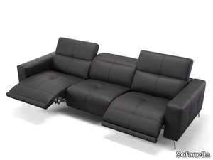 MARBELLA XXL - 3 seater leather sofa _ Sofanella