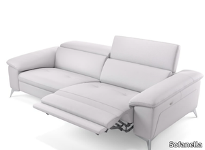 STELLA - 3 seater leather sofa _ Sofanella