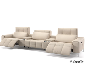 SALENTO KINO - 3 seater leather sofa _ Sofanella