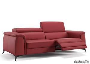 LIVORNO - 3 seater leather sofa _ Sofanella