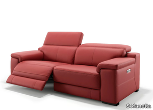 SORA - 3 seater leather sofa _ Sofanella