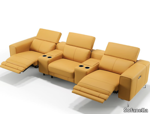 CUPELLO KINO - 3 seater leather sofa _ Sofanella