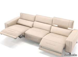 TERAMO XXL - 3 seater leather sofa _ Sofanella