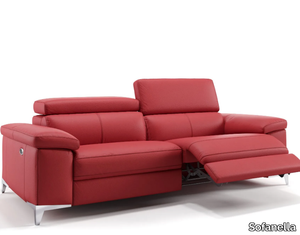 VENOSA - 3 seater leather sofa _ Sofanella