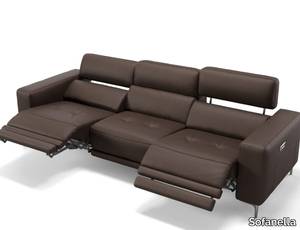 VIGO XXL - 3 seater leather sofa _ Sofanella