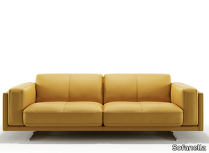 BELLANTE - 3 seater leather sofa _ Sofanella