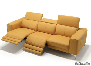 CUPELLO XXL - 3 seater leather sofa _ Sofanella