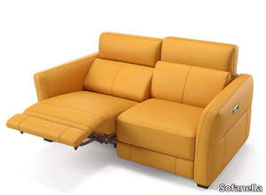 NOVARA - 2 seater leather sofa _ Sofanella