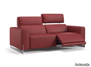 AMELIA - 3 seater leather sofa _ Sofanella