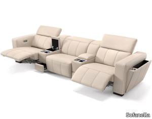 ANCONA KINO - 3 seater leather sofa _ Sofanella