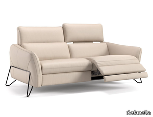 LINARES - 3 seater leather sofa _ Sofanella