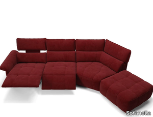 ADRIA - Corner sectional fabric sofa _ Sofanella