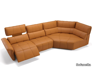 ADRIA - Corner leather sofa _ Sofanella