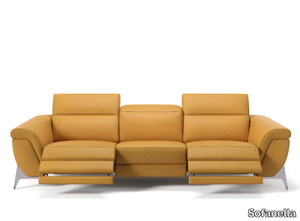 ARINA XXL - 3 seater leather sofa _ Sofanella