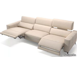 TOLEDO XXL - 3 seater leather sofa _ Sofanella